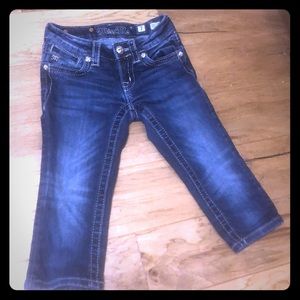Little Girls MissMe Denim Capris